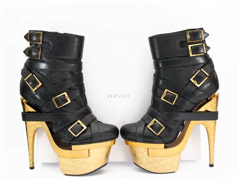 versace triple platform|versace platform boots.